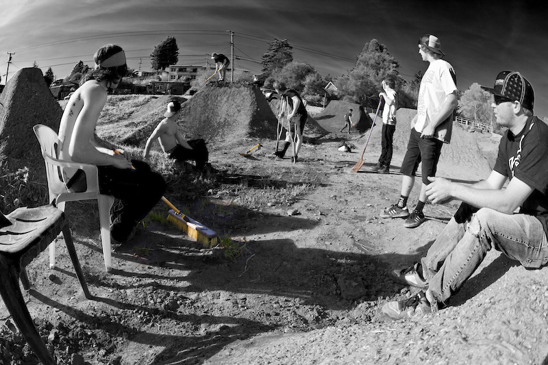 Is trail building a union job? It's good to get everyone's opinion as work is getting done.