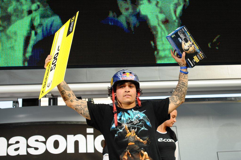 Andreu, winner of Best Trick took home prize money plus a Panasonic 3D camcorder.