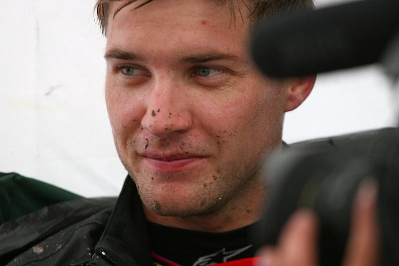 The racing may be done for the day, but the questions are always rolling it. It's all part of the job.