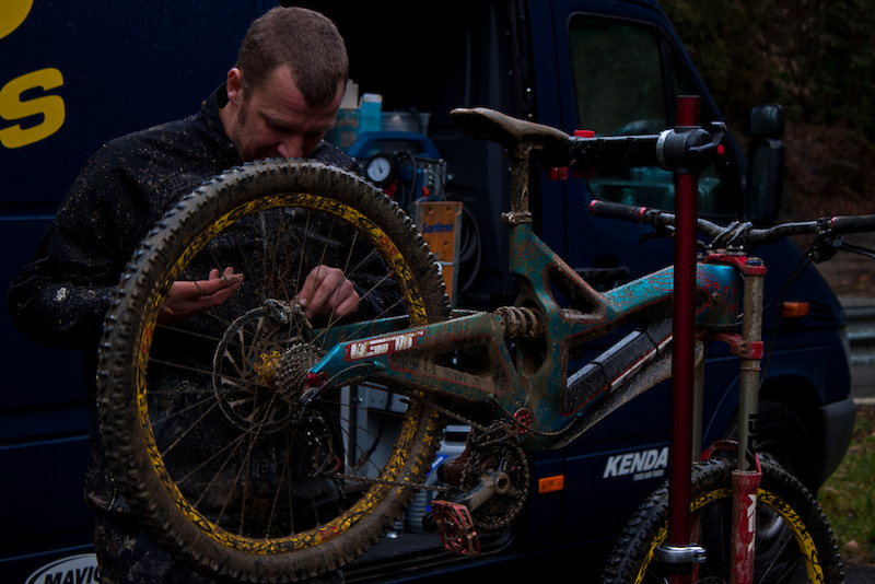 I'm going to bet Marc Beaumont didn't expect his bike would look like this at the end of the day