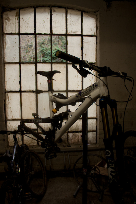 Giving my bike some love, they take a lot of abuse out here!