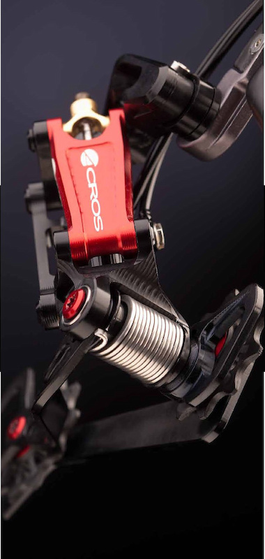 Evidence of intensive machining is obvious on every piece of the Acros rear derailleur this is the medium-cage version