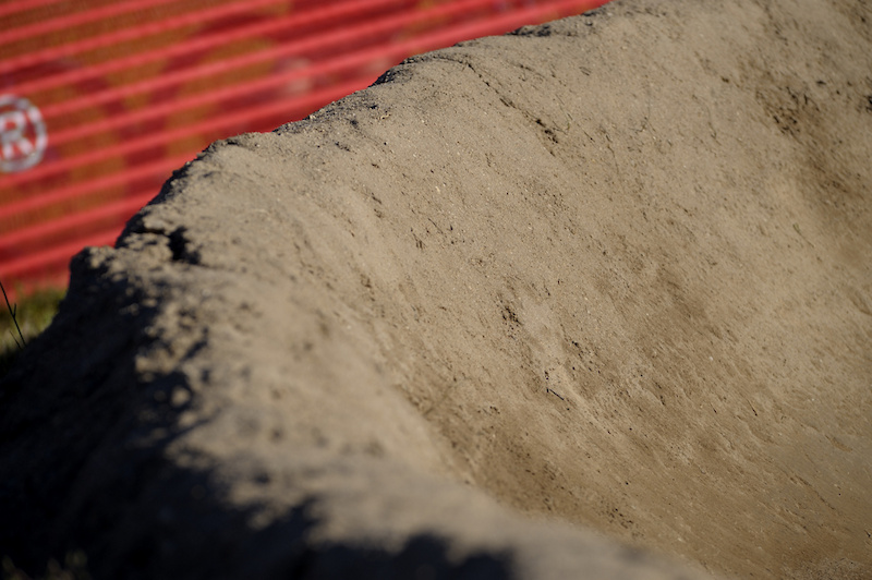 The Sea Otter Dual Slalom berm. Ready to rumble.