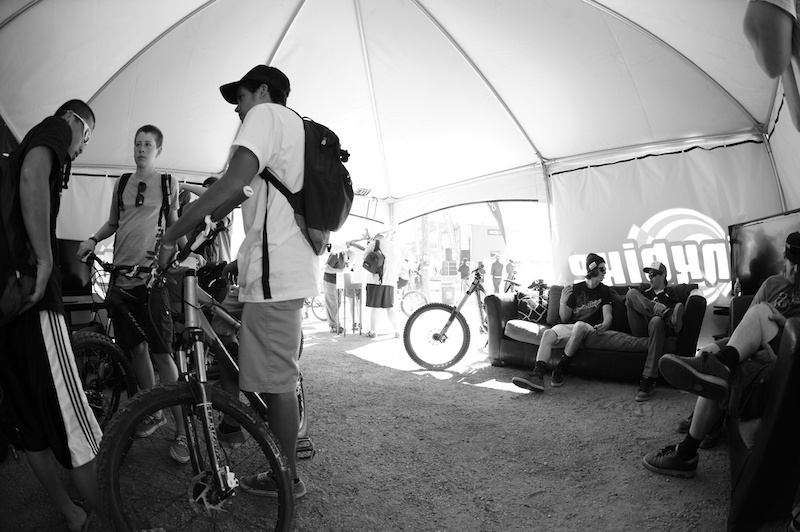 Where else do you get to chill out with the Pro's like Brandon Semenuk and Aaron Chase?