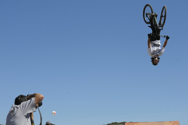 Ian Hylands shooting Cam McCaul.