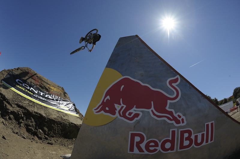 The Red Bull Jump Jam's first session closes out the day with a bang and a win by Brandon Semenuk.