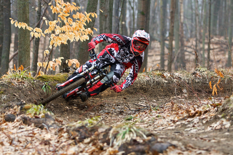 48. Rob Carmichael railing a corner at Shithouse, one of Ontario's finest riding spots.