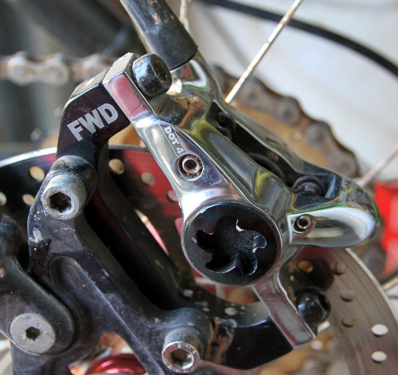 <br><span style='font-size:17px'>Hygia Elite Carbon Brake Details:</span><br><br>- Intended use: Cross-country/all-mountain<br>-Aluminum perch with carbon fiber lever<br>-Caliper uses Shimano XT pads<br>-DOT-4 brake fluid<br>-Post-type mount<br>-Rotor available in 160 or 180-millimeter diameters<br>-Weight: 400 grams (per wheel)(<i>claimed: 292 grams</i>)<br>- MSRP $375 (two wheels)