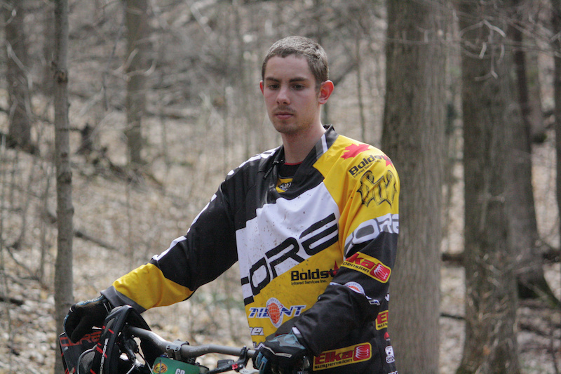  41. Anton Urtan getting focused at Kelso DH #1.