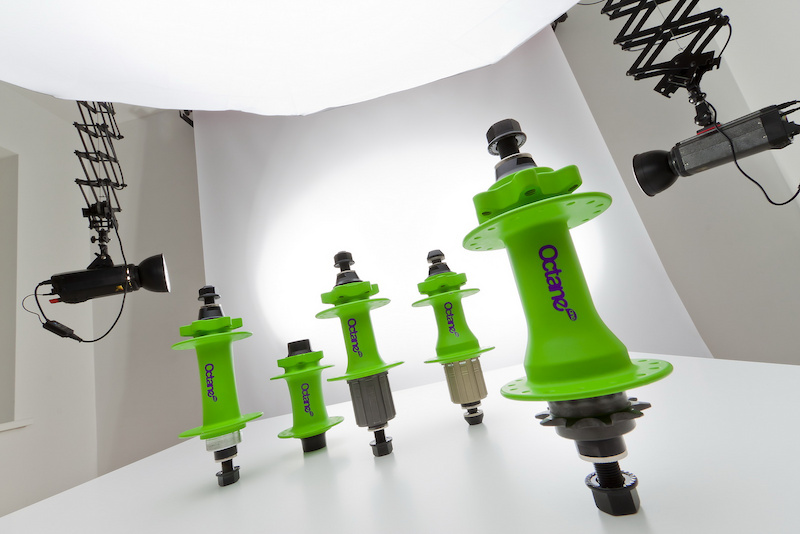 Octane One Orbital hubs in brand new green finish