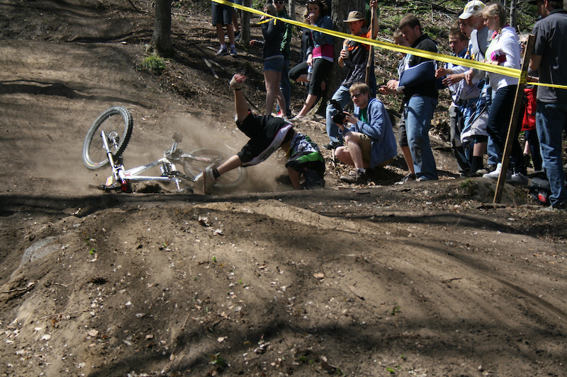  62. This guy gets extra points for break dancing during his crash. 9.5/10