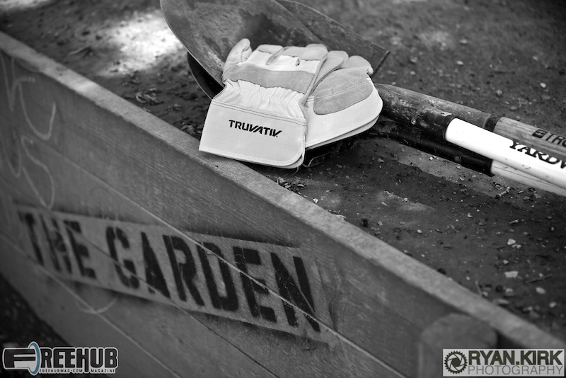 From SRAM we followed Cully out to The Garden.