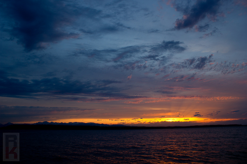 Last picture of the day as the sun goes down
