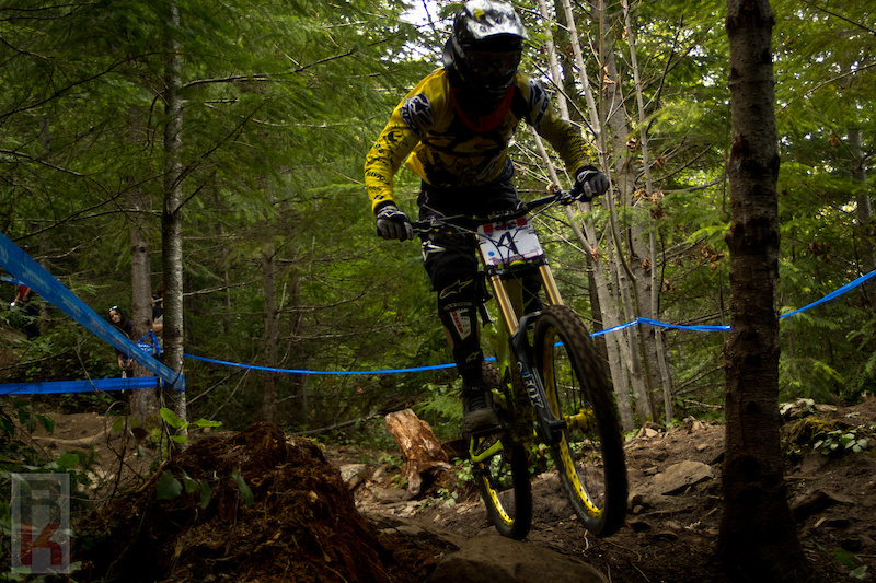 Luke Strobel right after the step down