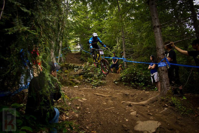 Bryn Atkinson kicking the crap out of the step down!