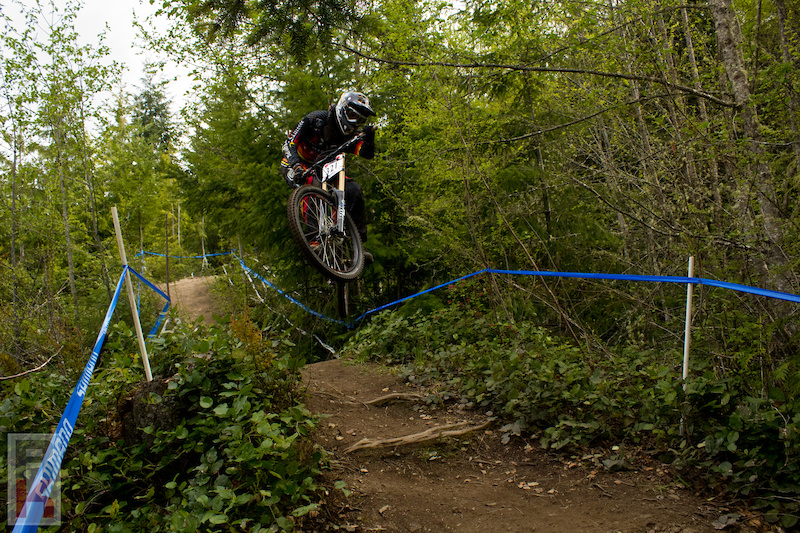 Nic Clarke throwing a little style in there