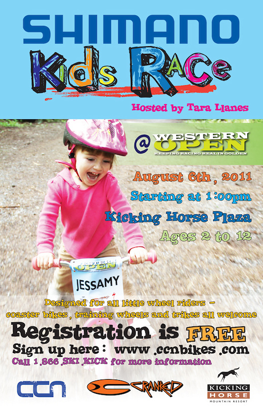 Shimano Kids Race Hosted by Tara Llanes. Saturday afternoon / Aug 6th 2011