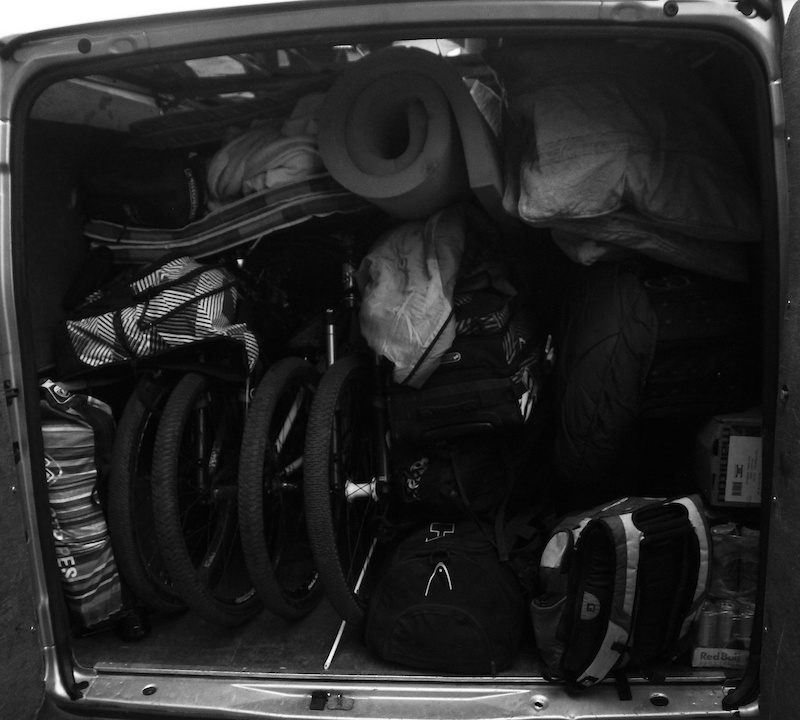 and all packed for travel