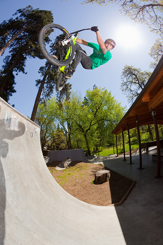 The Hood River skate park entertains.