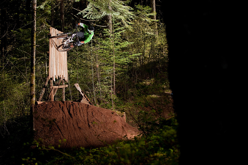 Gary Paasch's new trail in Post Canyon.