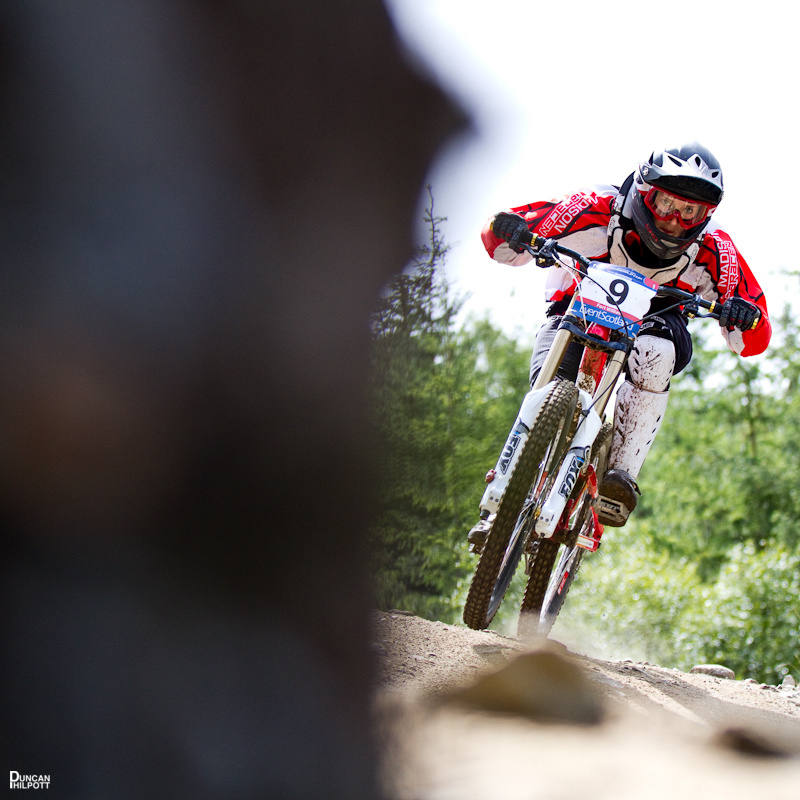 Manon Carpenter qualified in fifth and looked pinned all day, not bad for one of the youngest female racers on the circuit.