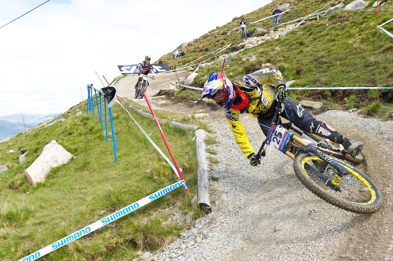 Practice run with Blenki on his six: MS-Evil's Brook McDonald.