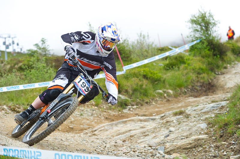 Lapierre recently acquired Loic Bruni, son of a French DH legend. First World Cup and he qualified... not too shabby.