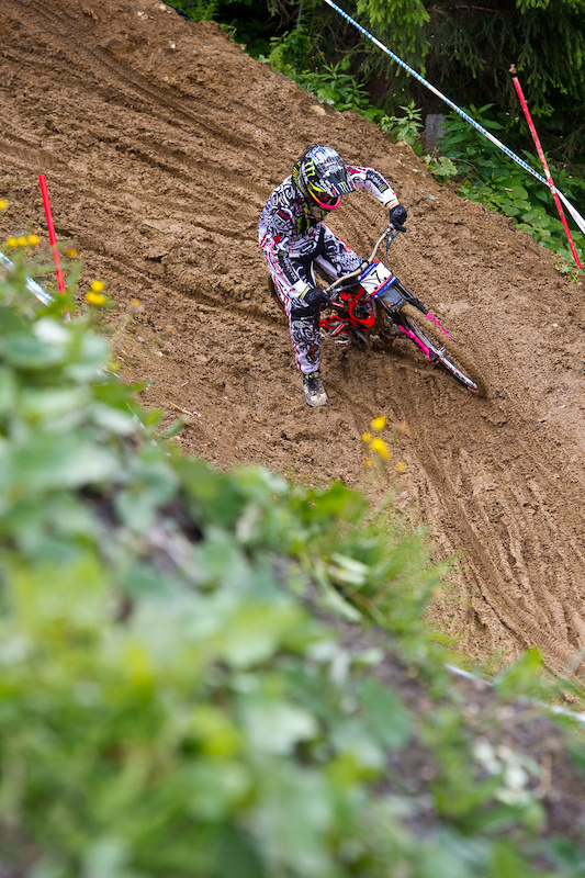 Sam Hill spreading a bit of peanut butter