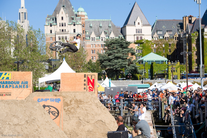 Jordie Lunn going for the 360 flip this was big crash number one...