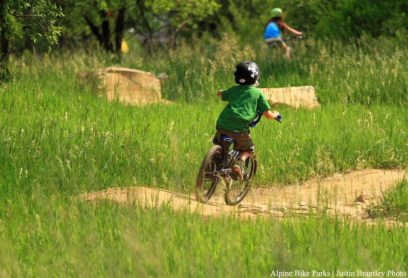 Stoked to be his bike 