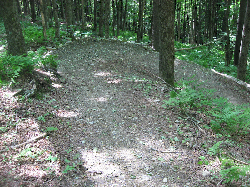 Typical bermage at the Green Mountain Trails. There are MANY of these on the network.