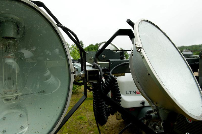 Lights are ready to go for tomorrow night Photo Matt Delorme