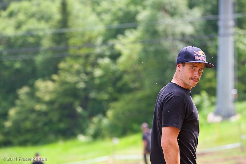Mont Ste Anne World Cup - Oh ya more black flies.