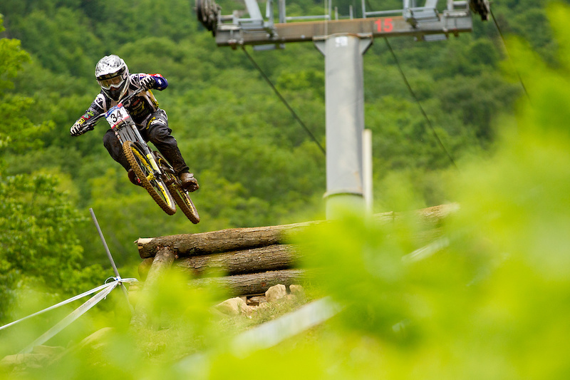  during the 4th UCI World Cup DH Mt St Anne Canada. Photo by Sven Martin