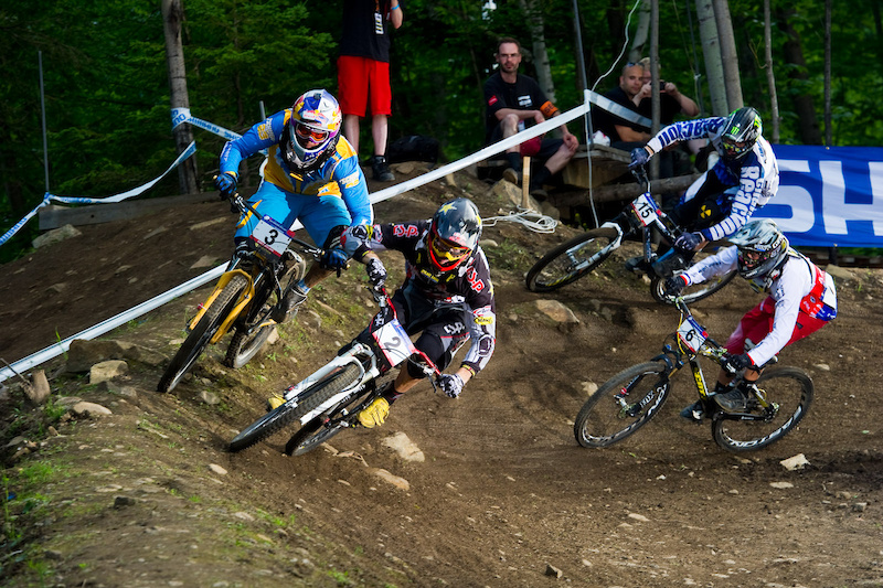 Joost Wichman came inside on Guido Tschugg here. Not sure how I missed NOT ending up getting run over in the straight following. I guess I owe Guido a beer.