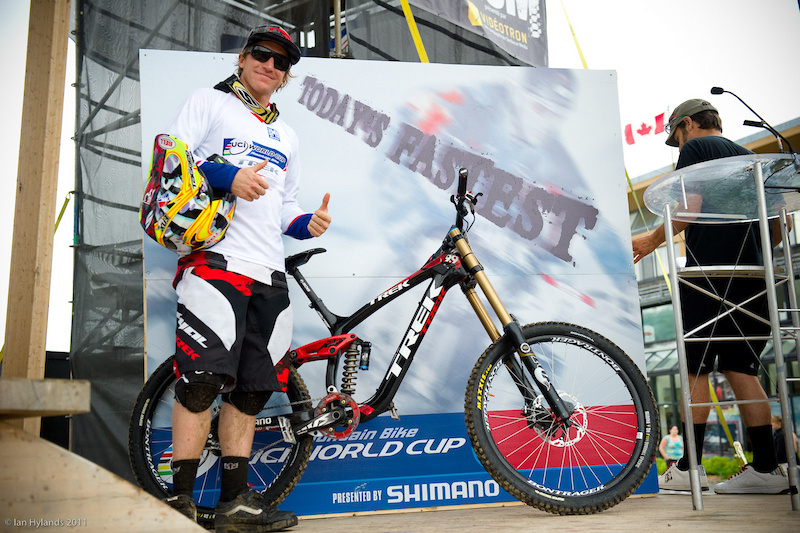 Aaron Gwin stoked on his win and the new bike
