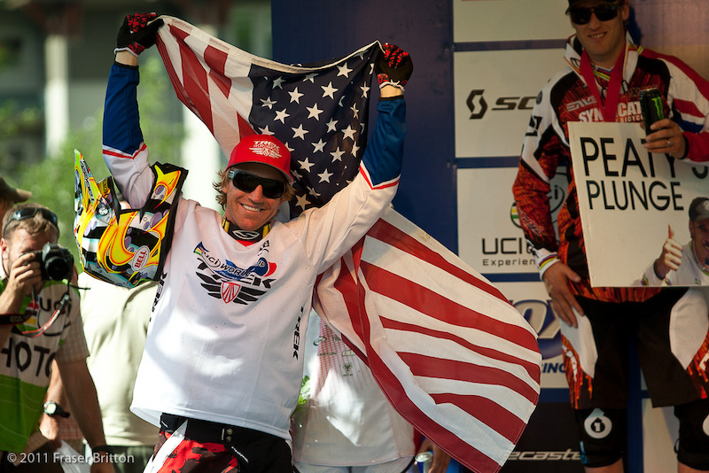 Aaron Gwin wins the Windham WC DH
