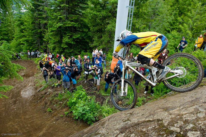 Dodzy putting the Zerode to the test on the Canadian Open DH track. Dropping off of Heckle rock.