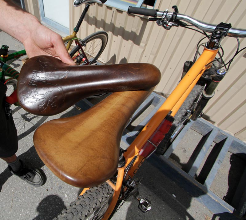 New leather seat