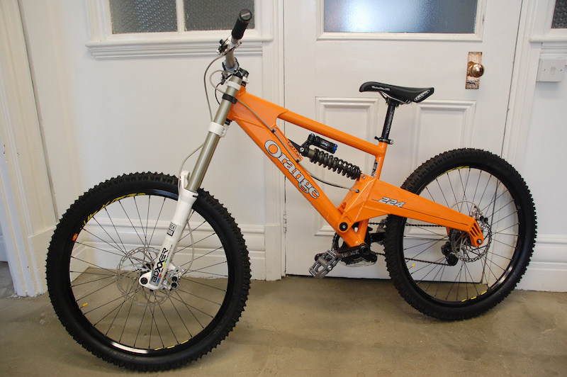 orange 224 downhill bike