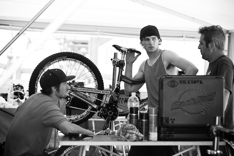 Team CRC at Val Di Sole World Cup