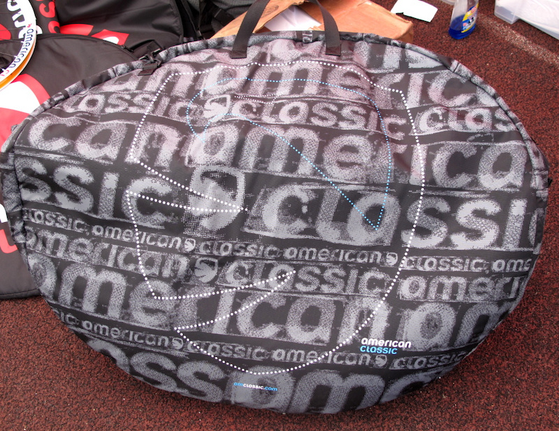 American classic monster wheel bag