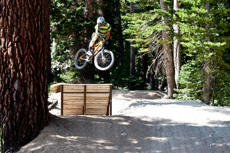 Boosting on the wood ramp on Twilight Zone