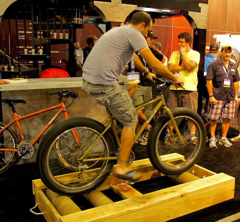 Interbike 2011 picture - only rollers that a moonlander could rep.