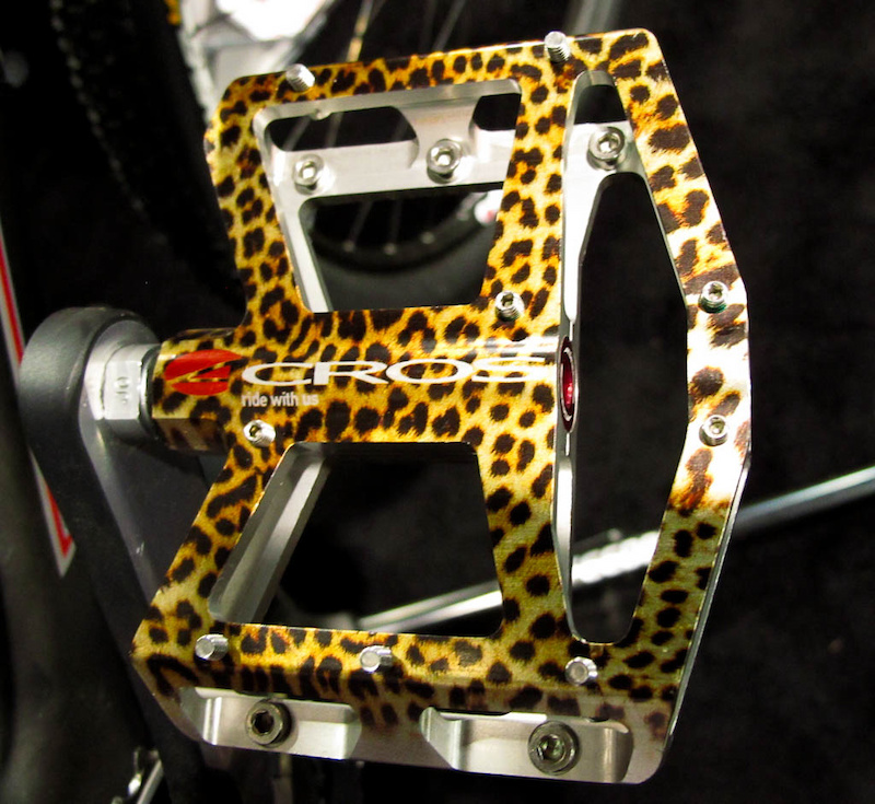 Interbike 2011 picture - Acros Flat - anodized print.