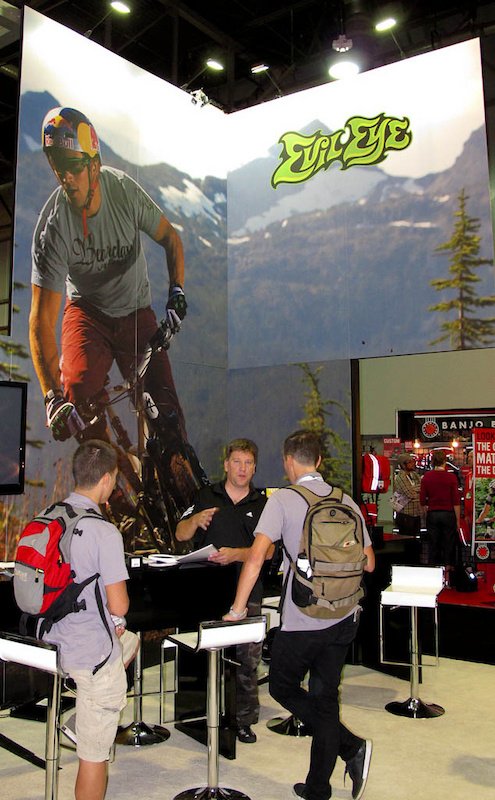 Interbike 2011 picture - Adidas booth