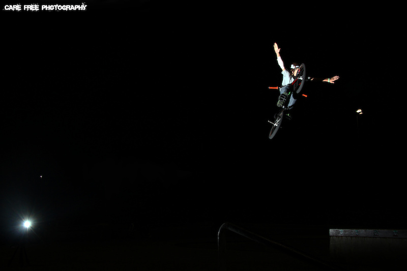 Adam with a crazy tuck transfer