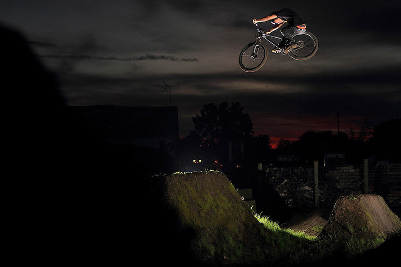 Boosting the Cryptkeeper dirt jumper