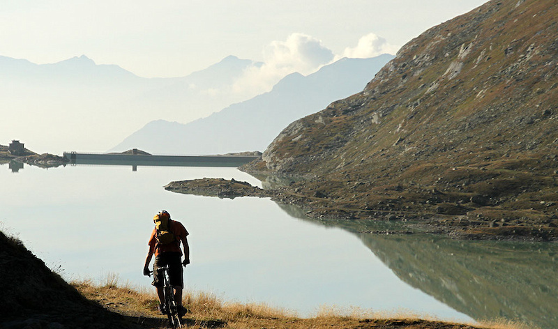 Lago Blanco at Bernina Pass