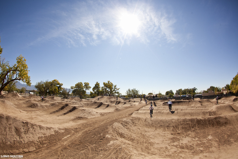 North Valley Bike Park in Albuquerque NM.